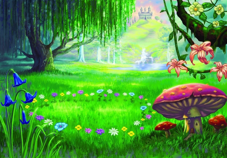Сказочный лес детский рисунок