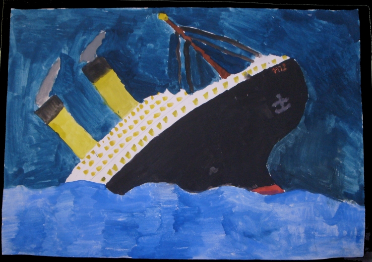 Детские рисунки Титаника