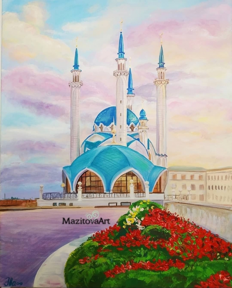 Детские рисунки про Казань