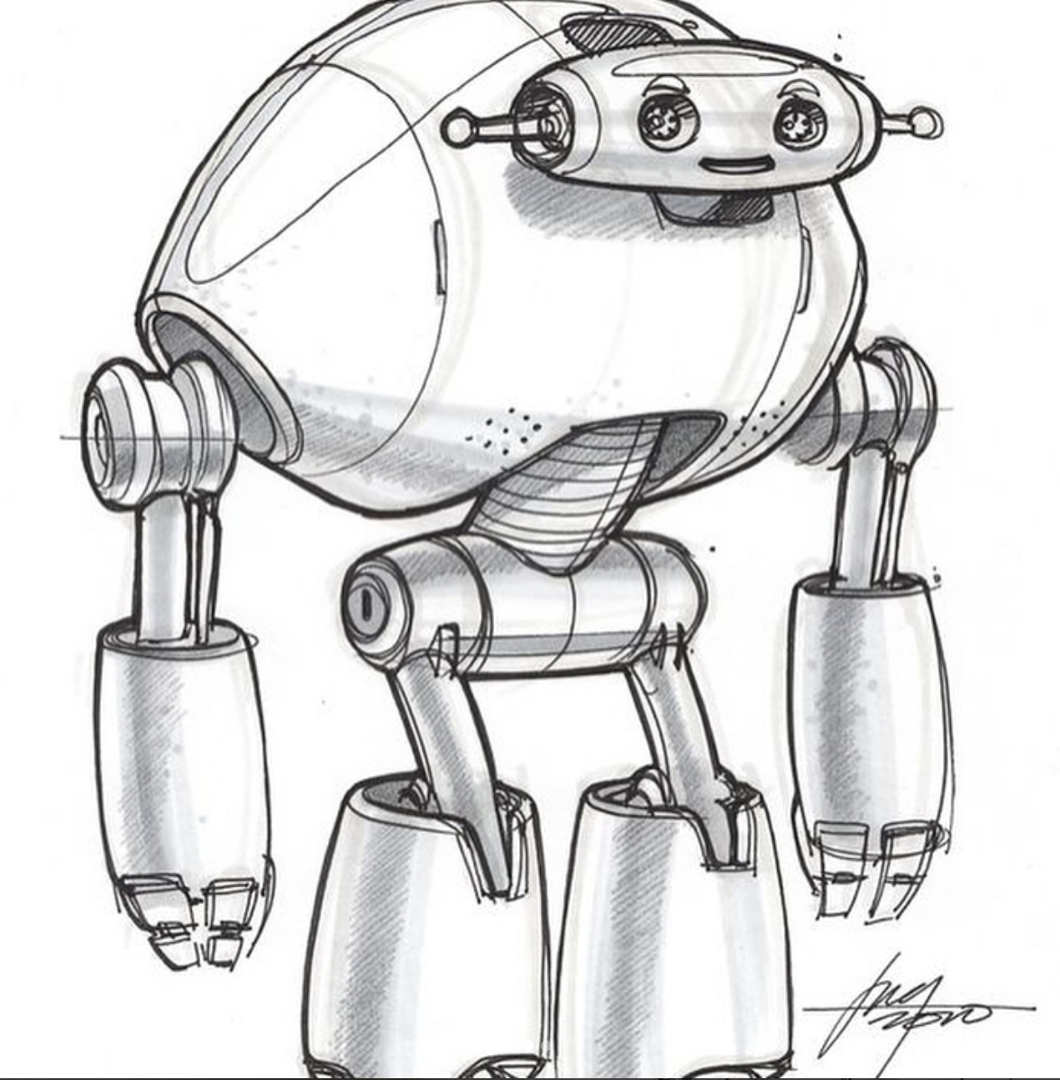 рисунок на тему робототехника