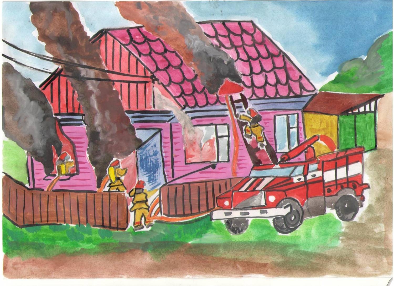 Идеи на тему «Пожарные» (10) | пожарный поделки, детские поделки, пожарный