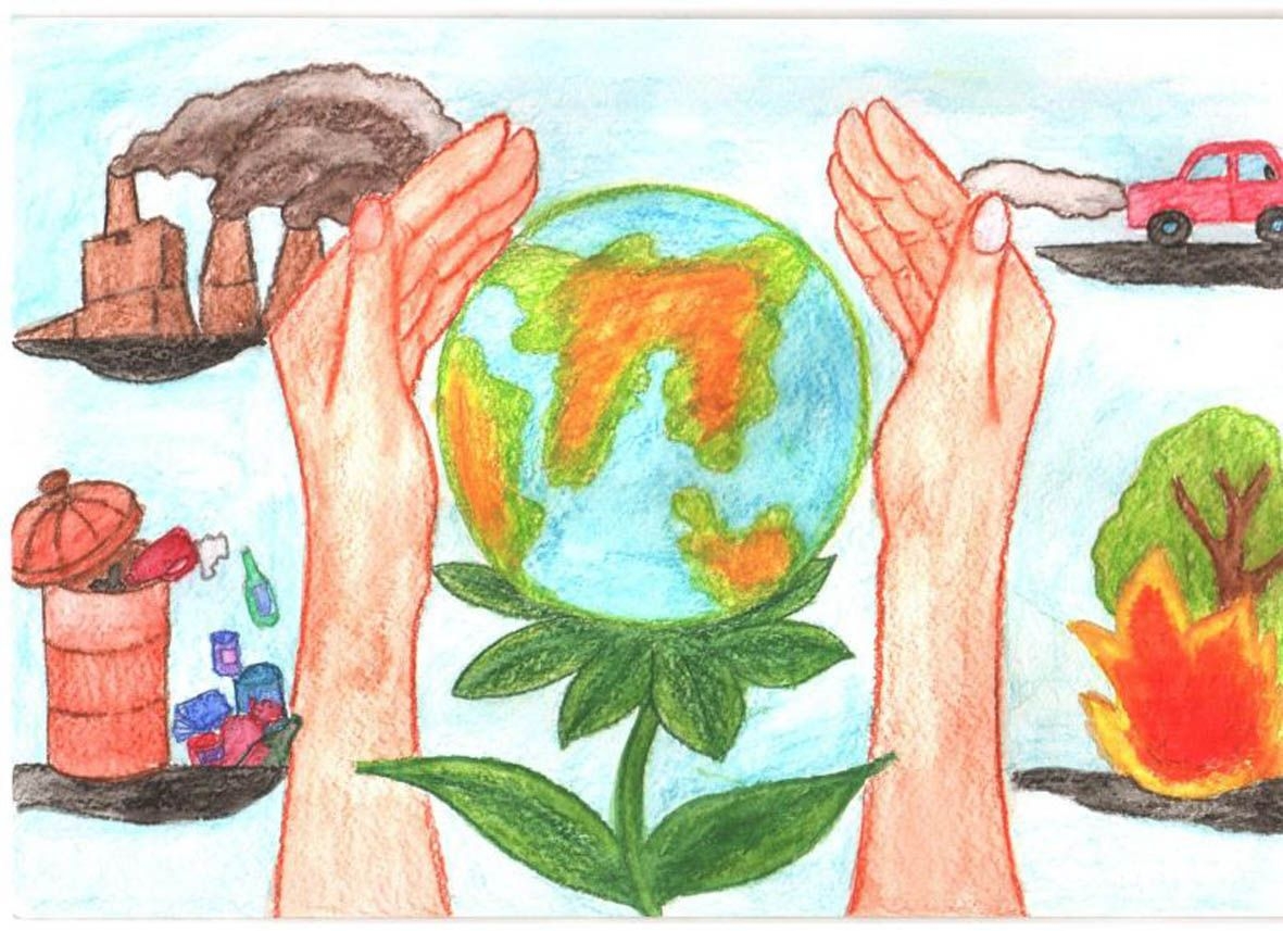 Экология рисунок для детей 3 класс