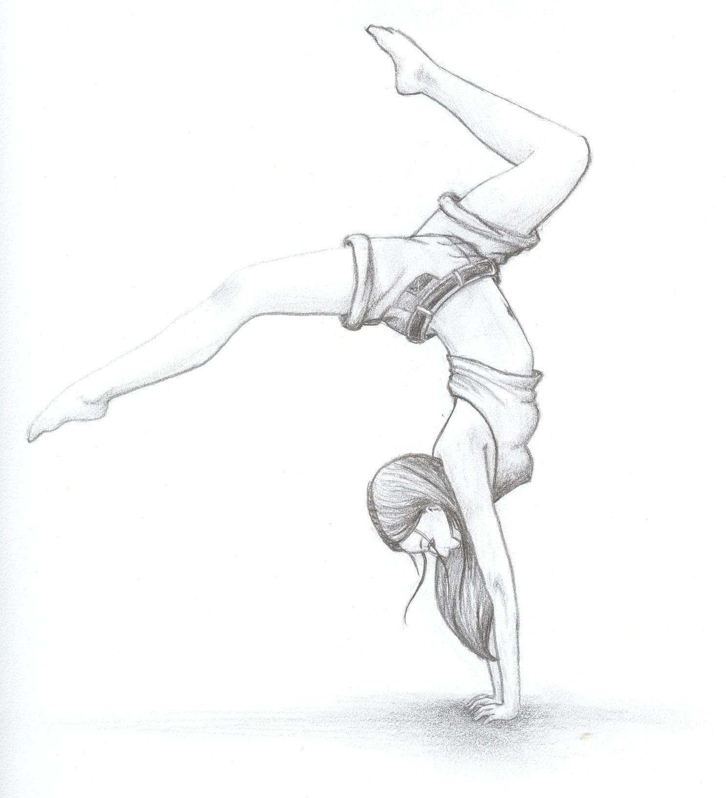Рисунок на тему художественная гимнастика (47 фото)