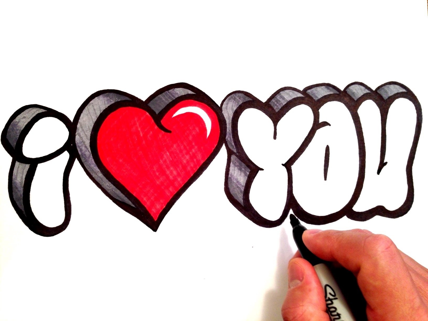 Раскраски «Я Тебя Люблю» — Распечатать бесплатно