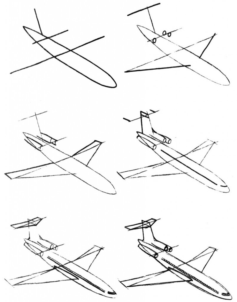 Как нарисовать военный самолет ребенку поэтапно | How to draw a plane for kids — Video | VK