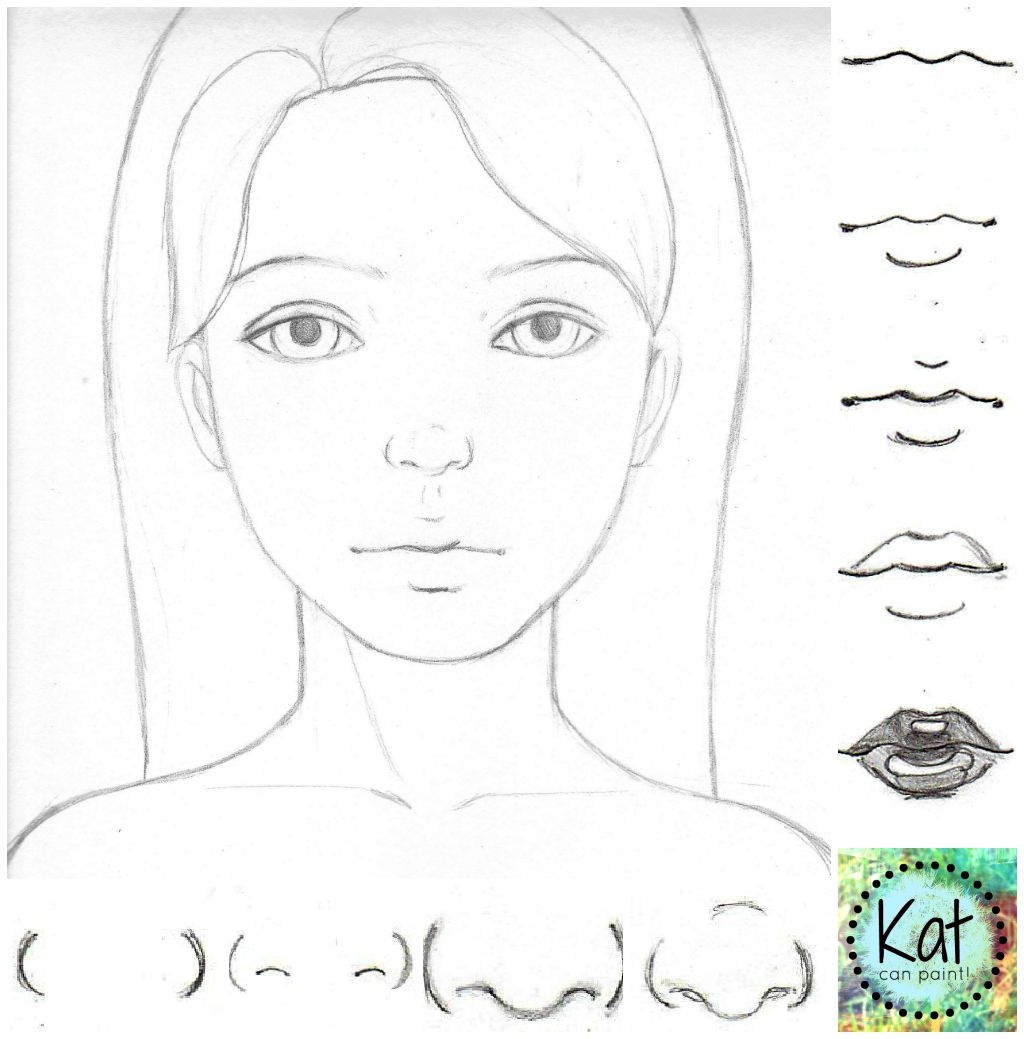 Поэтапно нарисовать лицо девушки карандашом для начинающих. Поэтапное рисование лица. Рисунки для срисовки лица. Лицо для рисования. Лицо рисунок простой.