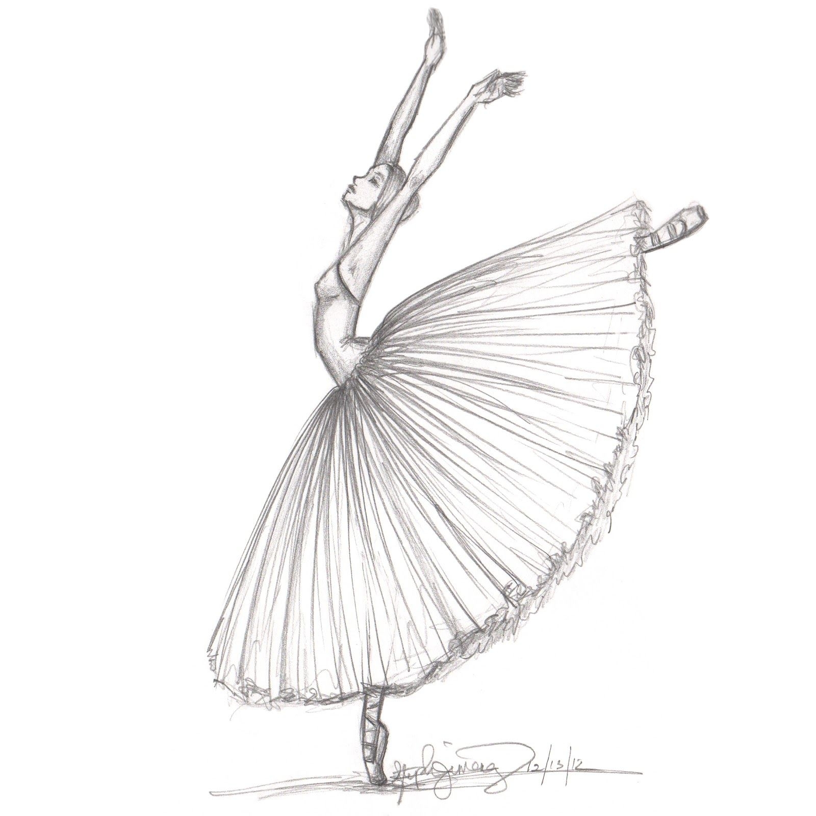 Как нарисовать балерину (53 фото) - поэтапные мастер-классы для начинающих