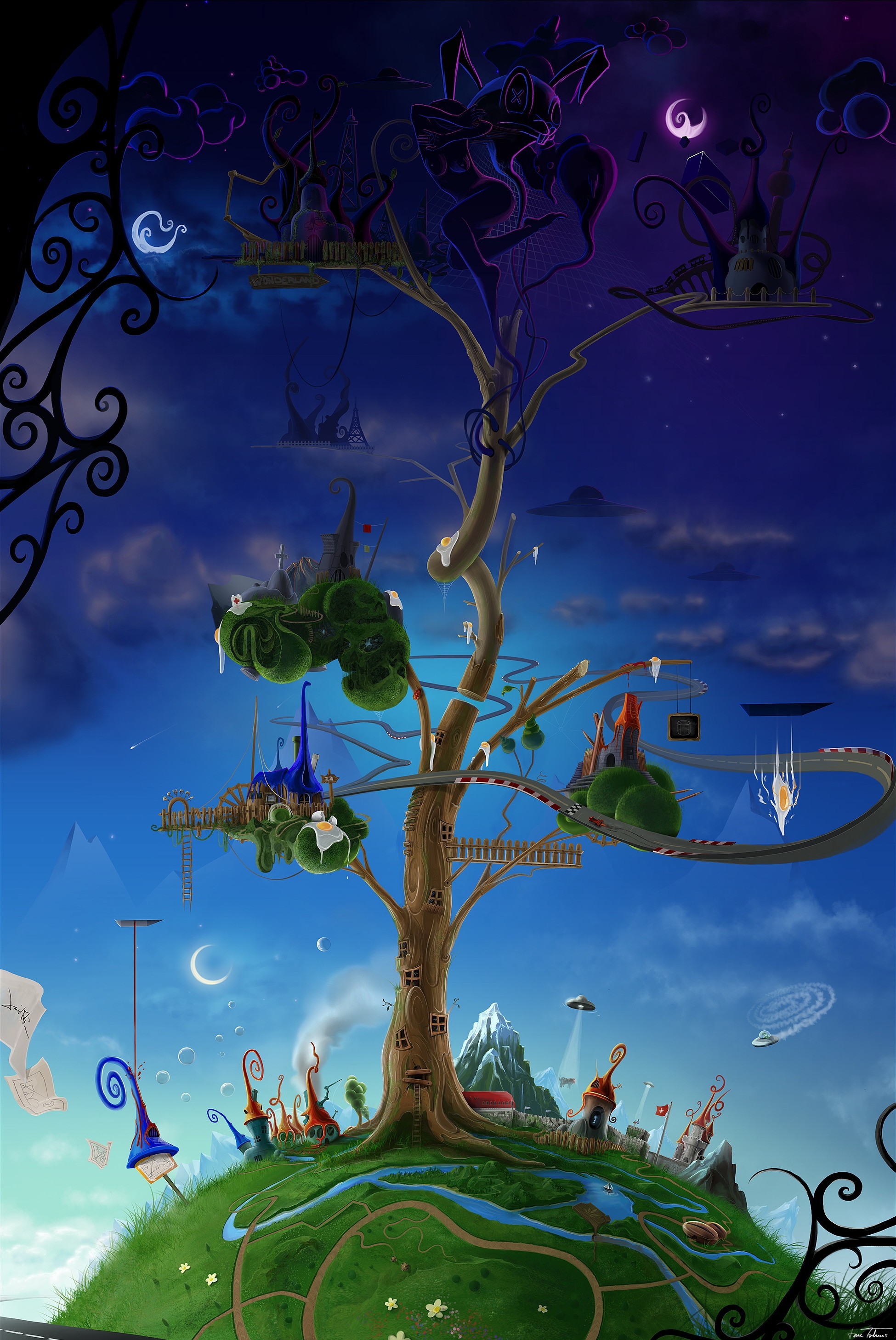 Легкие миры текст. Волшебное дерево. Сказочное дерево. Волшебное сказочное дерево. Красивое сказочное дерево.