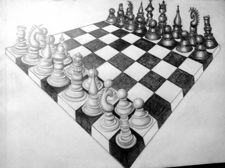 Рисунки на шахматную тему