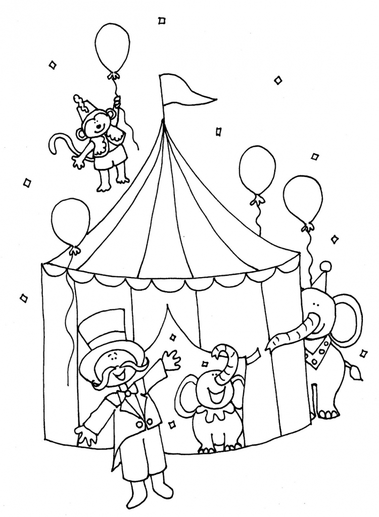 Рисунок на тему цирк карандашом