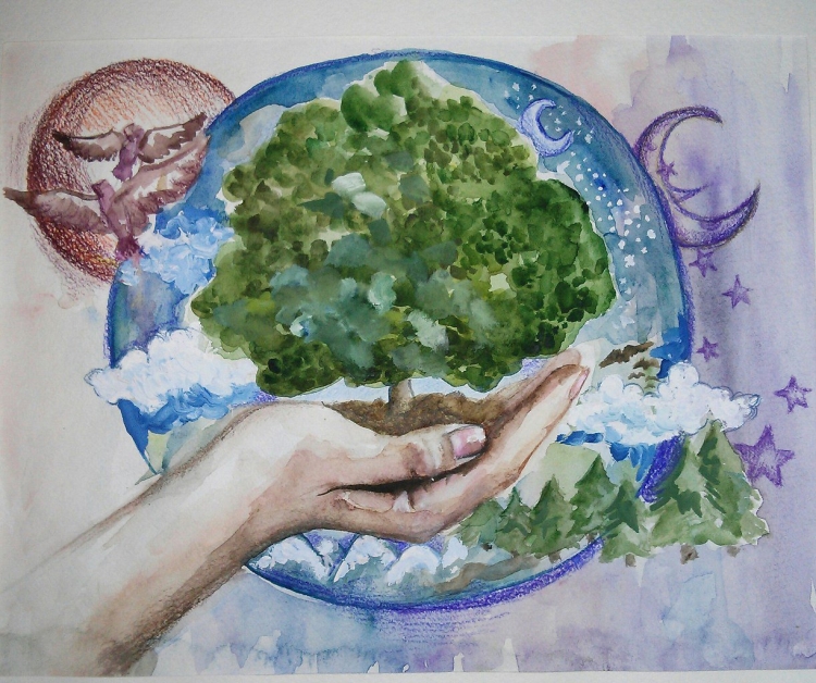 Рисунок на тему сохраним планету вместе