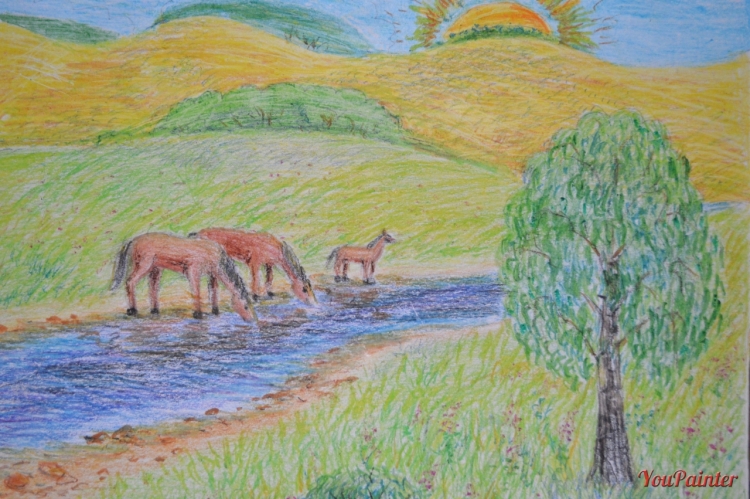 Рисунок на тему природа Донского края