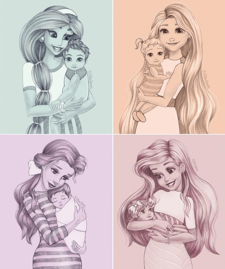 Рисуночки Рапунцель