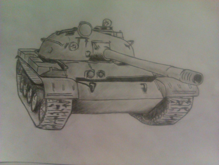 Т-62 рисунок