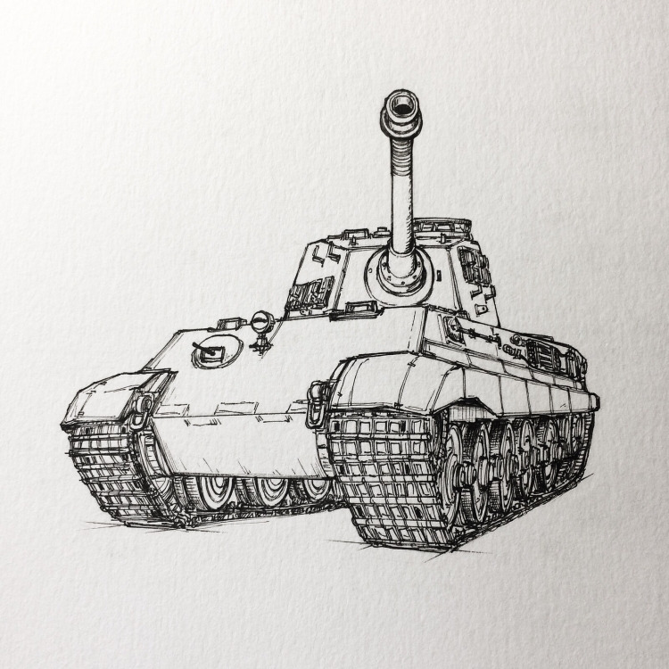 Тигр танк контур-2