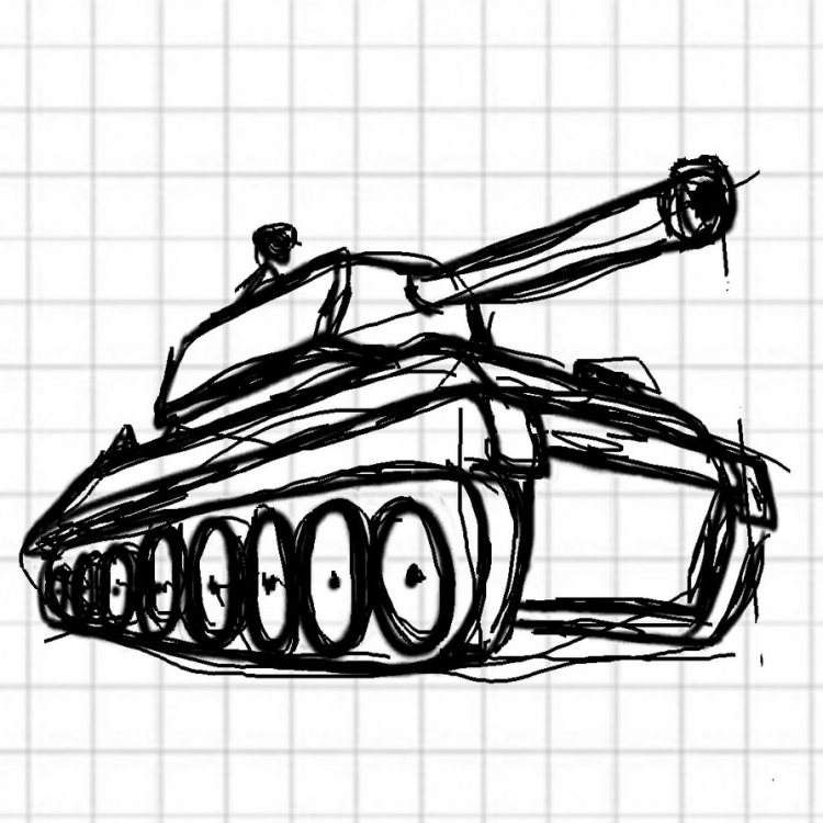 Танк рисунок
