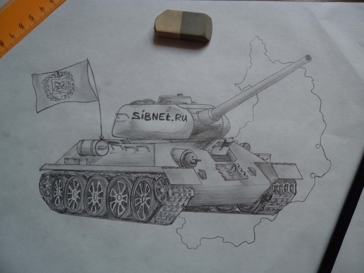 Рисунок танка ворлд оф танк