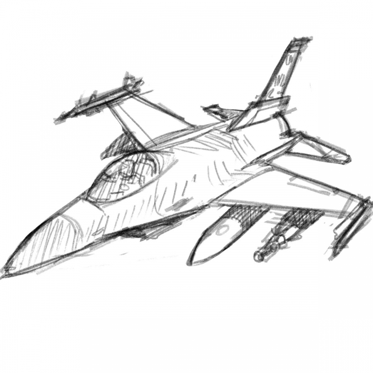 Рисунки самолётов для срисовки