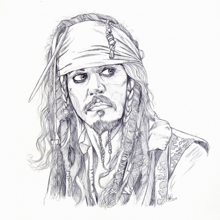 Как нарисовать череп из “Пиратов Карибского моря” по шагам, Как легко и просто научиться рисовать