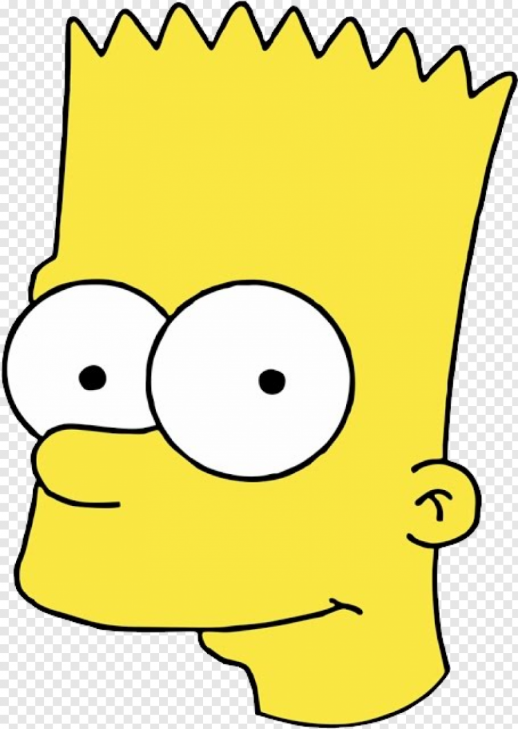 Барт симпсон лицо