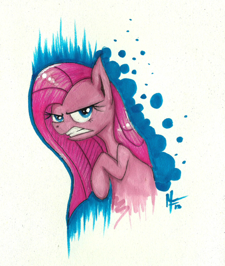 Pinkie pie Angry Art