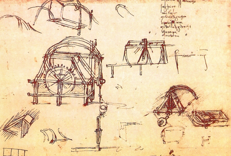 Наброски изобретений Леонардо да Винчи