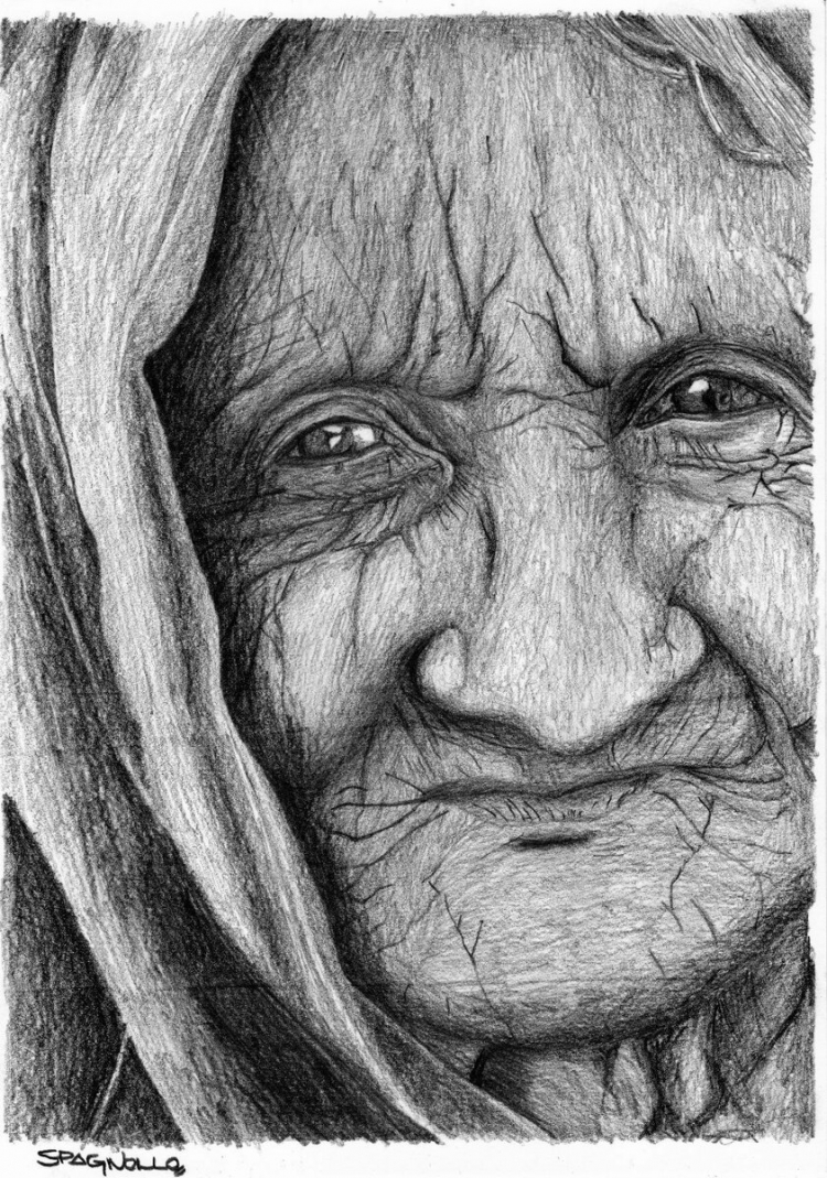 Зарисовки пожилых людей