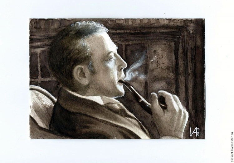 Шерлок Холмс Ливанов портрет