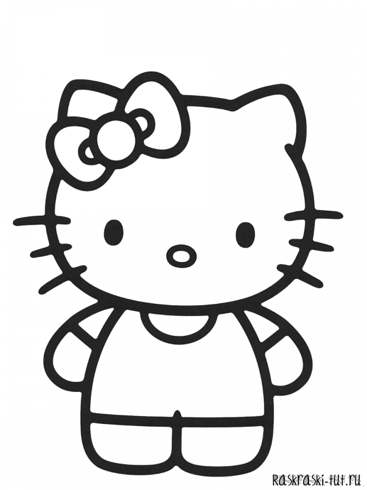 Милая белая японская кошечка Китти настоящая любимица всех девочек