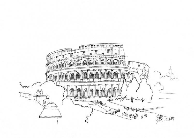 Рисунок на тему древний Рим