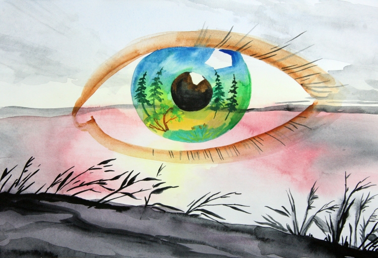 Рисунки на тему природа глазами детей