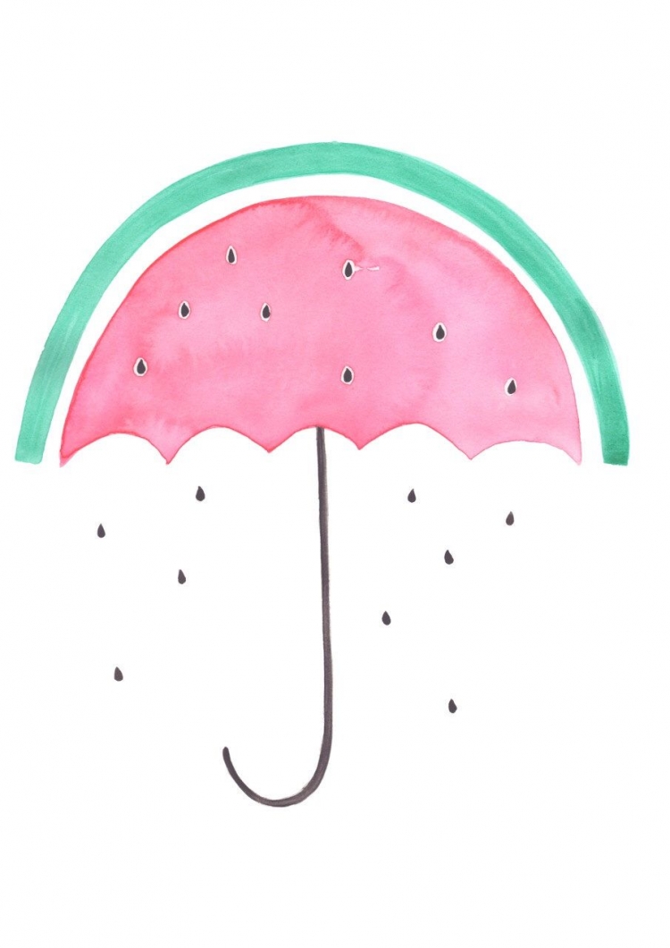 Зонтик для срисовки