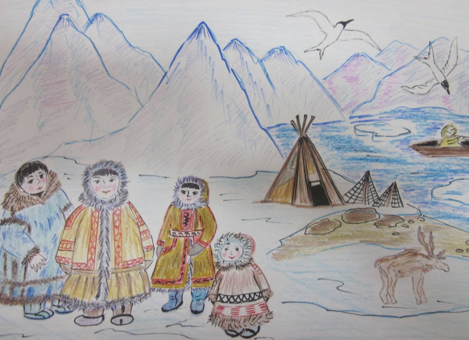 На Ямале запустили детский конкурс рисунков «Поздравление для Героев»