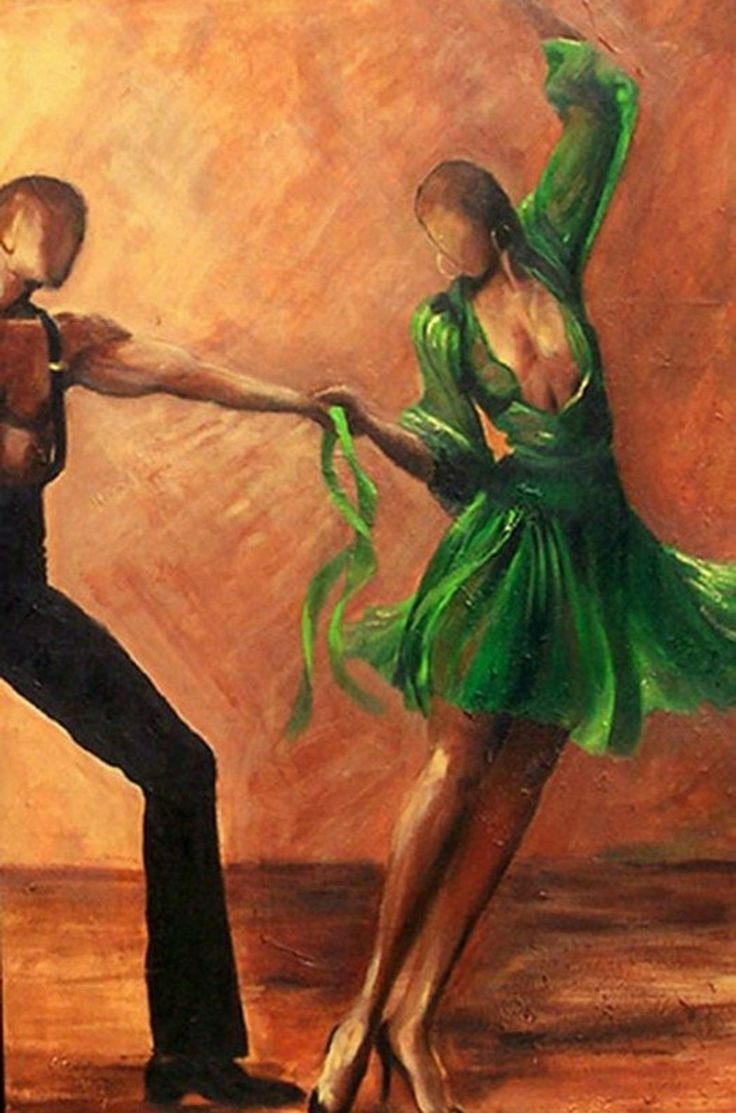 Рисунок на тему бальные танцы