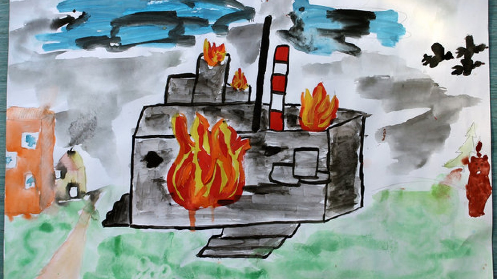 Рисунки черкасщан, посвященные годовщине Чернобыльской катастрофы, покажут в Германии