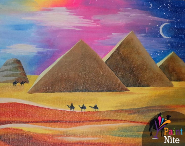 Детские рисунки на тему Египта