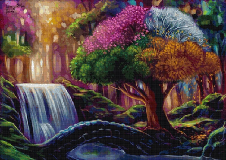 Рисунок на тему Волшебный лес
