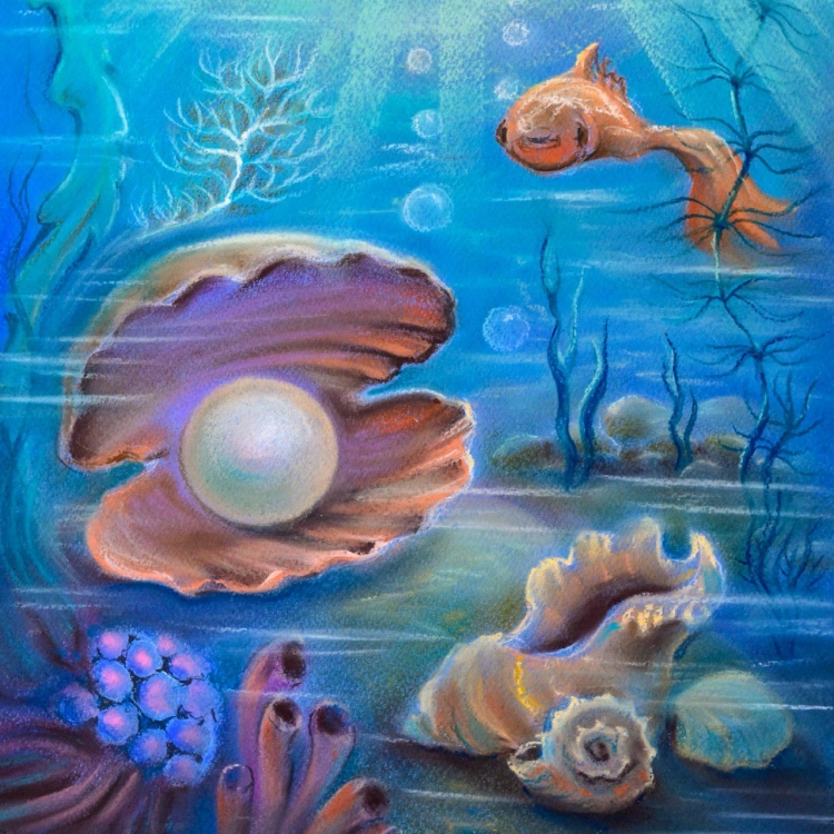 Рисунки на тему подводные фантазии