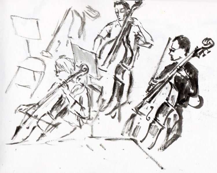Рисунок на тему симфонический оркестр