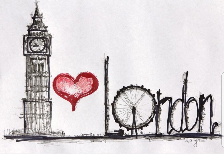 Рисунки на тему Лондон лёгкие