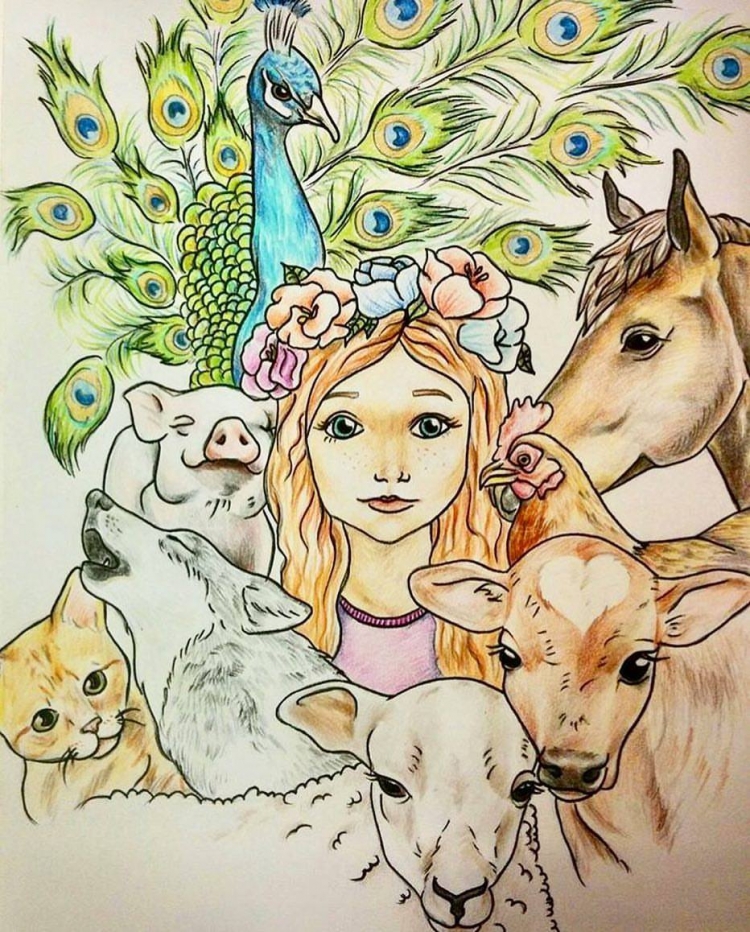 Рисунки на тему любовь к животным