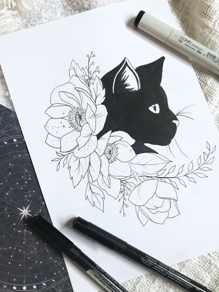 Рисунки ручкой для срисовки