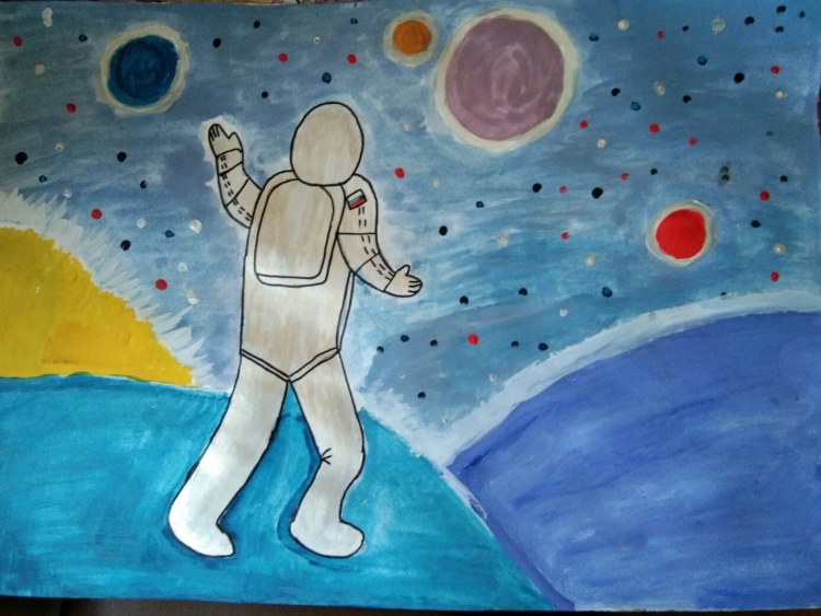 Космос рисунок