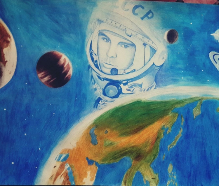 Космос рисунок