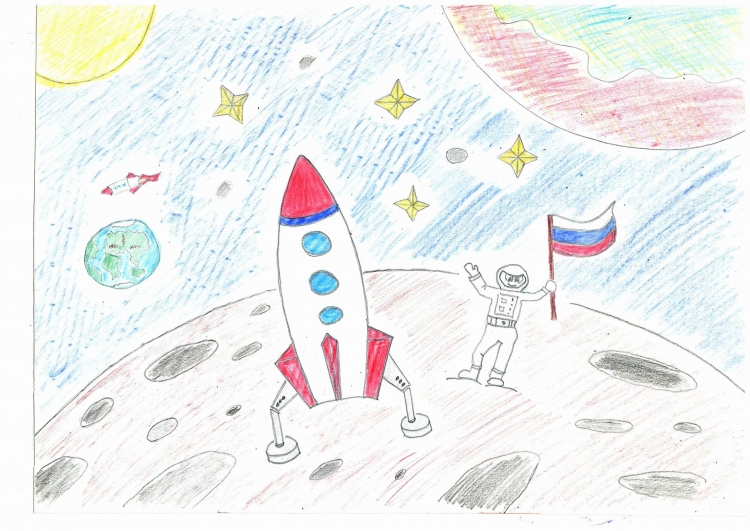 Раскраски на тему космос