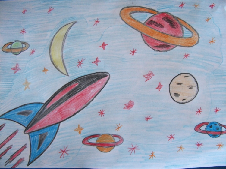 Рисунок на тему космос