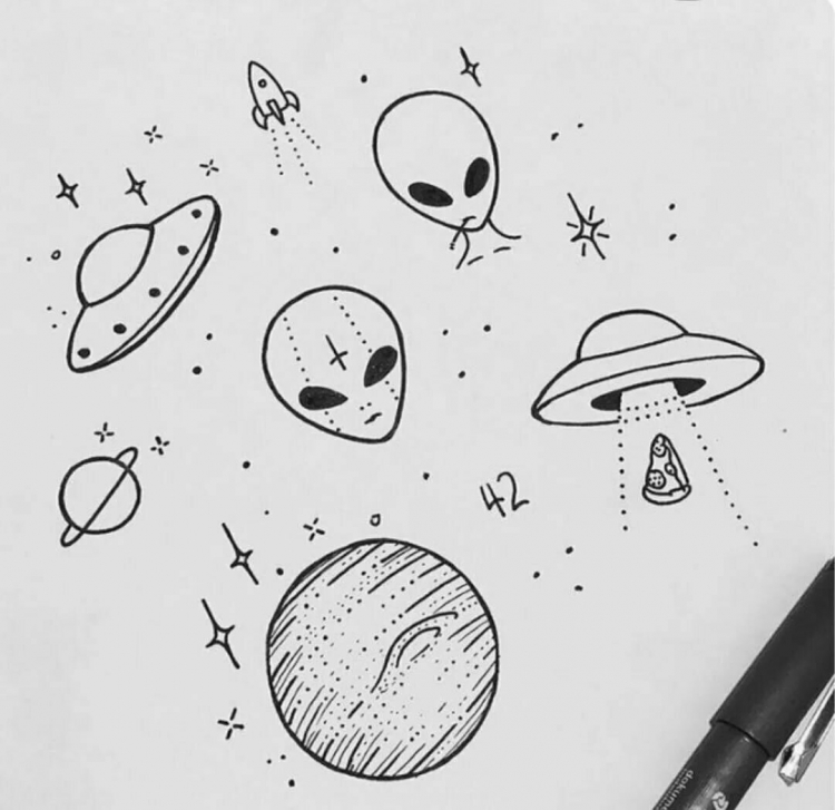 Маленькие рисунки для скетчбука