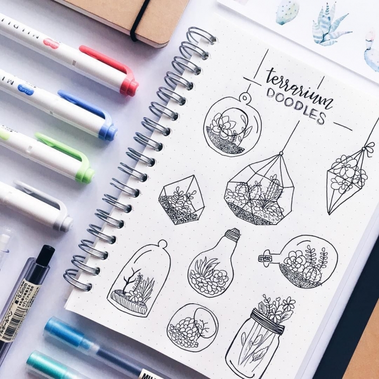 Bullet Journal дудлы