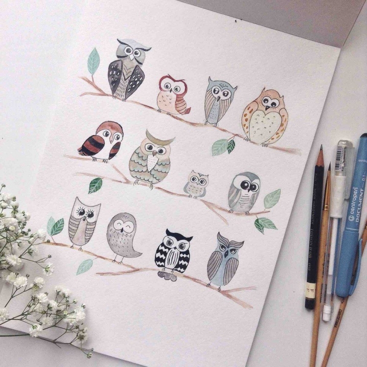 Идеи для рисунков маленькие