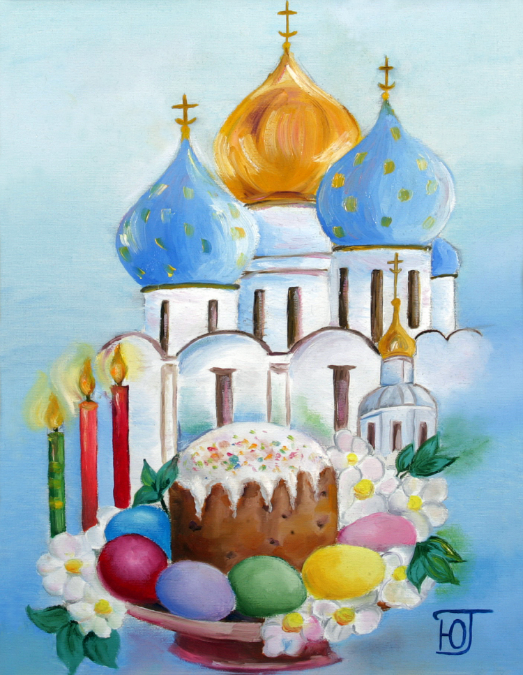 Праздник Пасхи рисунки детей
